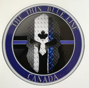 The Thin Blue Line Canada Official Sticker /Decal (3 ‘’ Round)