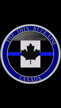 Load image into Gallery viewer, Thin Blue Line Canada 🇨🇦 Official Challenge Coin