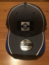 Load image into Gallery viewer, New Era Dry Mesh Hex Thin Blue Line Canada Punisher Edition 39 Thirty Fitted Cap