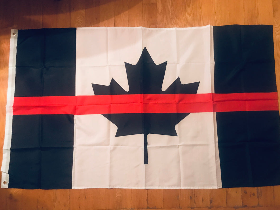 Thin Red Line Canadian Flag
