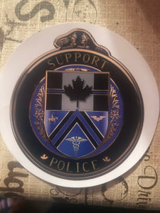Thin Blue Line Canada Support Police Decal / Sticker