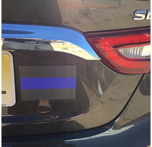 Load image into Gallery viewer, Thin Blue Line Magnet Decal - Heavy Duty for Car Truck SUV 4 - In Support of Police and Law Enforcement Officers