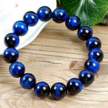 Load image into Gallery viewer, Unisex Blue Tiger Eye Bracelets (4 sizes, FREE Shipping)