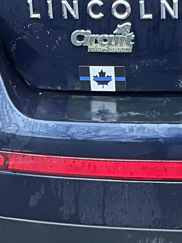 Thin Blue Line Canada Flag Magnet (3
