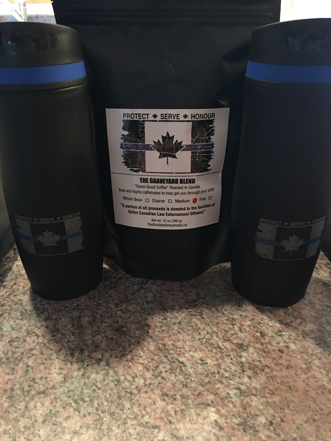 Thin Blue Line Canada Travel Duo Kit w/ Coffee