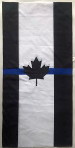 Thin Blue Line Canada Neck Gaiter / Face Mask Duo (Free Shipping)