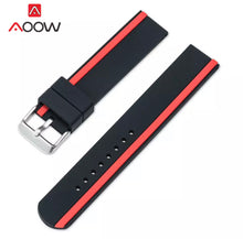 Load image into Gallery viewer, Thin Blue Line / Thin Red Line Smart Watch Band (20, 22, 24 mm FREE Shipping)