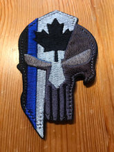Load image into Gallery viewer, Spartan / Punisher Thin Blue Line Canada Patch
