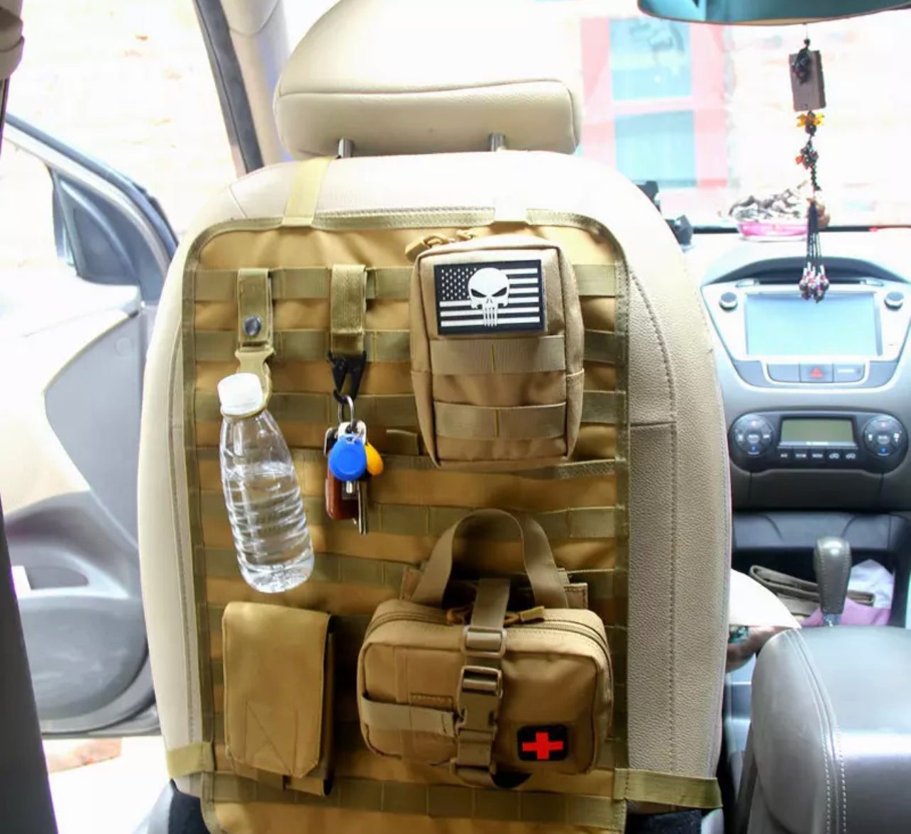  Universal Tactical Seat ​Back Organizer Vehicle Molle