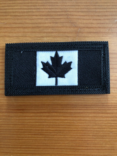 Double Sided Thin Blue Line Canadian Flag / Canadian Flag Patch (2 versions)