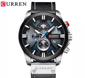 Curren™ Supreme Thin Blue Line Inspired Watch
