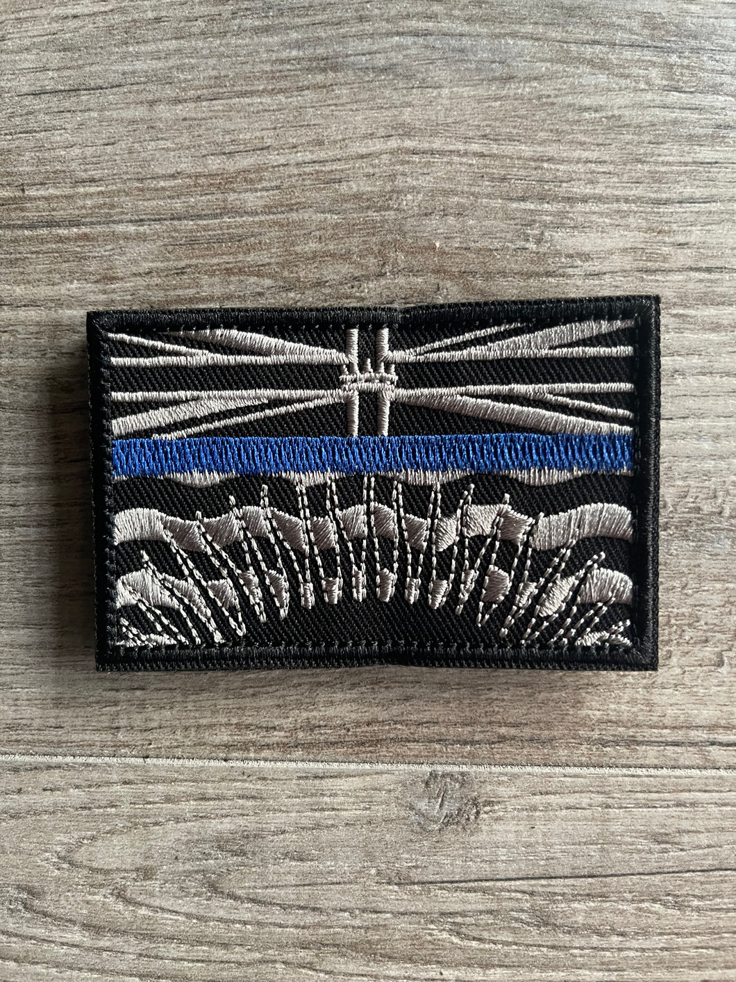 Thin Blue Line British Colombia Flag Patch
