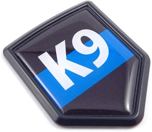 K9 Thin Blue line Flag Black Shield Car Bike Decal Crest Emblem 3D
