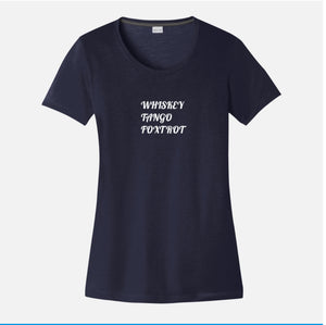 Whiskey Tango Foxtrot Sport-Tek® Women’s Workout Shirt