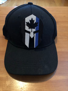 Black Punisher “Fitted” (M/L) Tactical Cap with YOUR choice of FREE Patch