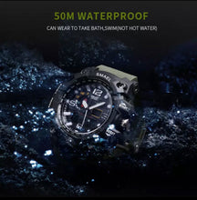 Load image into Gallery viewer, Thin Blue Line Inspired S Shock Watch